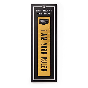 I Am Your Ruler Metal Bookmark Stencil by Brass Monkey, Galison, 9780735377172