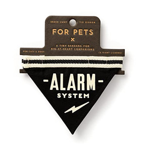 Alarm System Small Pet Bandana by Brass Monkey, Mudpuppy, 9780735377301