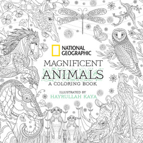 National Geographic Magnificent Animals (A Coloring Book) by Hayrullah Kaya, 9781426218156