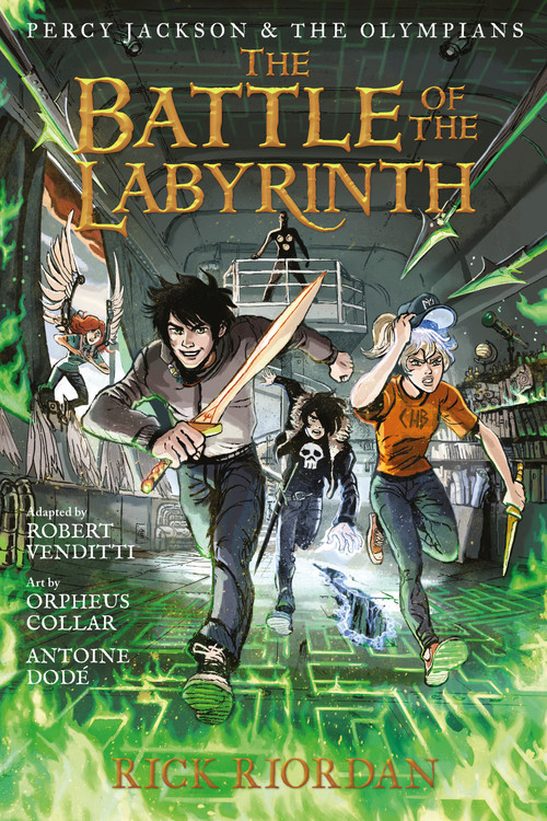 Percy Jackson and the Olympians: Battle of the Labyrinth: The Graphic Novel, The-Percy Jackson and the Olympians - 9781484782354 by Rick Riordan, 9781484782354