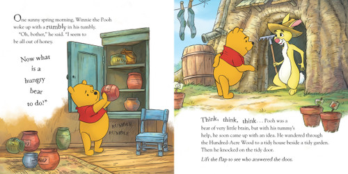 Winnie the Pooh: Pooh's Secret Garden: A Lift-the-Flap Book by Disney Books, 9781423148456
