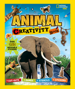 National Geographic Kids: Animal Creativity Book (Cut-outs, Games, Stencils, Stickers) by National Geographic, 9781426314025