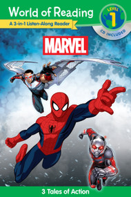 World of Reading: Marvel: Marvel 3-in-1 Listen-Along Reader-World of Reading Level 1 (3 Tales of Action with CD!) by Marvel Press Book Group, 9781484787472