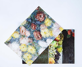 teNeues - Wrapping Paper Book: Claude Monet Flowers, Folded into a Book, Paperback, Large Format, 12 Pages, 6 Designs by teNeues, 9781623259273