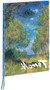 teNeues - A4 Notebook: Pine Tree Path by Claude Monet, Hardcover - 230 Dot-Grid Pages with Exposed Lay Flat Binding, Three Ribbon Markers by teNeues, 9781623259310