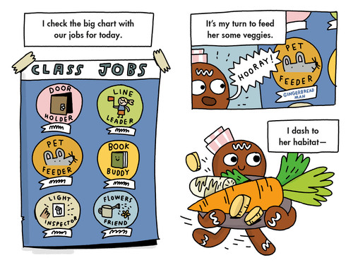 The Gingerbread Man: Class Pet on the Loose: A Graphic Novel by Laura Murray, Mike Lowery, 9780593532454