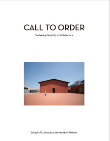 Call to Order (Sustaining Simplicity in Architecture) by Carie Penabad, Rodolphe el-Khoury, Carie Penabad, 9781946226143