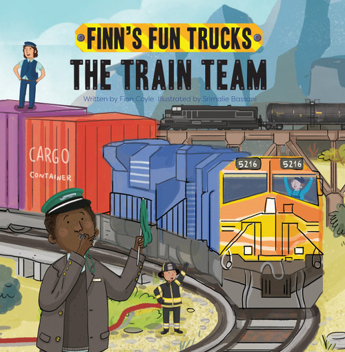 The Train Team (A Lift-the-Page Truck Book) by Finn Coyle, Srimalie Bassani, 9781486726349