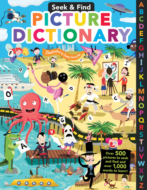 Seek & Find Picture Dictionary (Over 500 pictures to seek and find and over 1,000 words to learn!) by Flowerpot Press, Juan Amadeo, 9781486727766