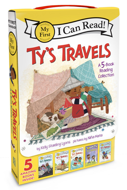 Ty's Travels: A 5-Book Reading Collection (Zip, Zoom!, All Aboard!, Beach Day!, Lab Magic, Winter Wonderland) by Kelly Starling Lyons, Niña Mata, 9780063306851