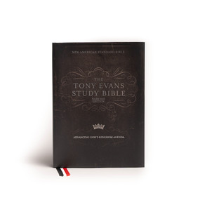NASB Tony Evans Study Bible, Jacketed Hardcover (Advancing God's Kingdom Agenda) by Tony Evans, Holman Bible Publishers, 9781087762432