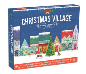Christmas Village Advent Craft Kit (With 25 Beautifully Illustrated Buildings - Christmas Craft) by IglooBooks, Joanne Cave, 9781837715688