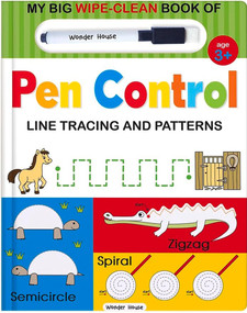 My Big Wipe And Clean Book of Pen Control for Kids : Line Tracing And Patterns by Wonder House Books, 9789354401206