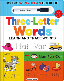 My Big Wipe And Clean Book of Three Letter Words for Kids : Learn And Trace Words by Wonder House Books, 9789354401282