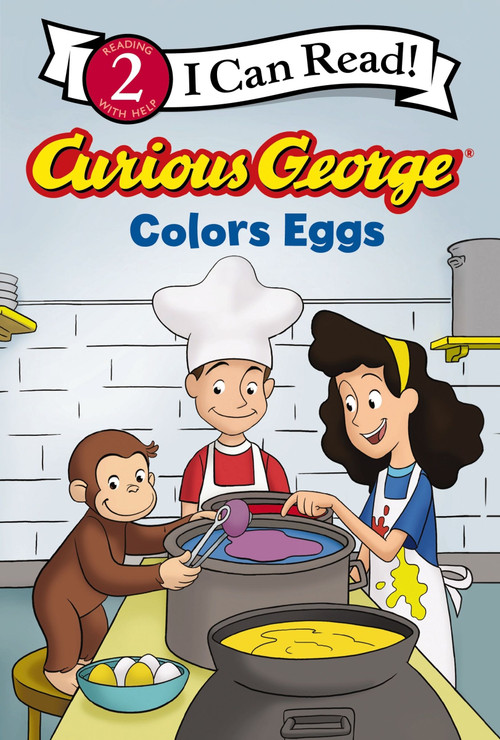 Curious George Colors Eggs (An Easter And Springtime Book For Kids) - 9780063325326 by H. A. Rey, 9780063325326