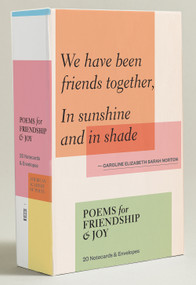 Poems for Friendship & Joy (Notecards) (20 Notecards & Envelopes) by Academy of American Poets, Inc., 9781419718090
