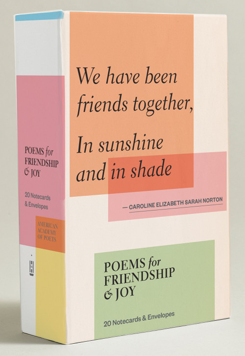Poems for Friendship & Joy (Notecards) (20 Notecards & Envelopes) by Academy of American Poets, Inc., 9781419718090