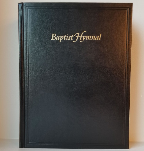 Baptist Hymnal, Black Hardcover, 2008 Large Print Edition by Lifeway Worship, 9781087707662