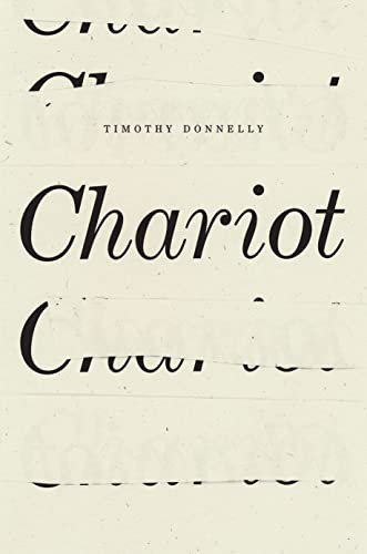 Chariot - 9781950268771 by Timothy Donnelly, 9781950268771