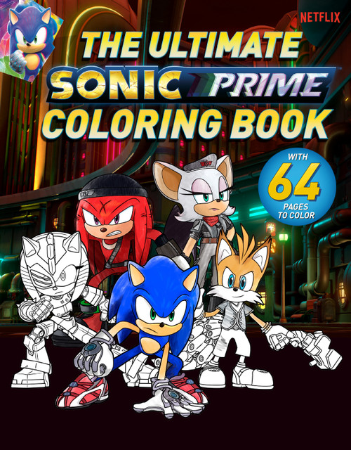The Ultimate Sonic Prime Coloring Book by Patrick Spaziante, 9780593750483