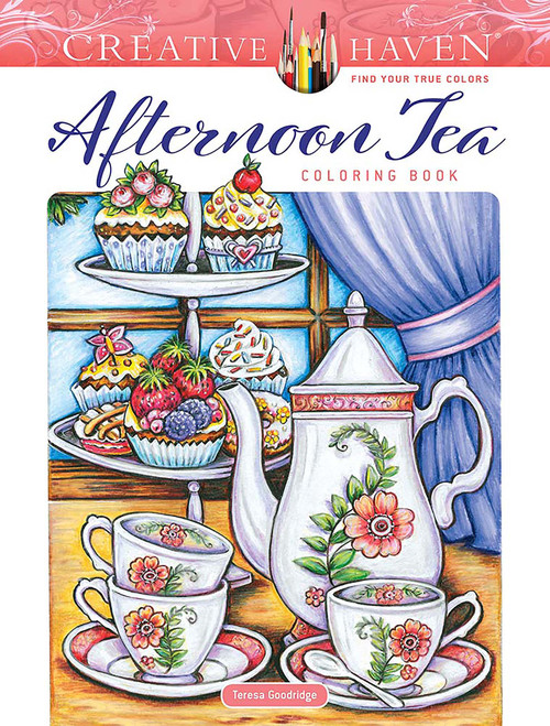 Creative Haven Afternoon Tea Coloring Book by Teresa Goodridge, 9780486851716