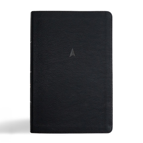 CSB Men's Daily Bible, Black LeatherTouch by Robert Wolgemuth, CSB Bibles by Holman, 9781430094081