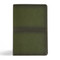 CSB Men's Daily Bible, Olive LeatherTouch, Indexed by Robert Wolgemuth, CSB Bibles by Holman, 9781430094135
