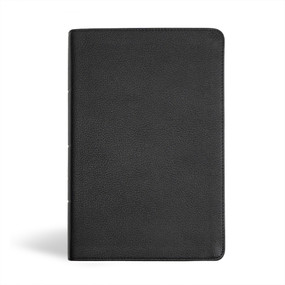 KJV Personal Size Giant Print Bible, Black Genuine Leather by Holman Bible Publishers, 9781430094753
