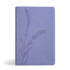 KJV Personal Size Giant Print Bible, Lavender LeatherTouch, Indexed by Holman Bible Publishers, 9781430094791