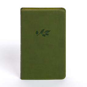 NASB Personal Size Bible, Olive LeatherTouch by Holman Bible Publishers, 9781430094814