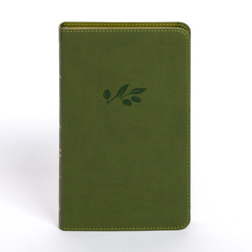 NASB Personal Size Bible, Olive LeatherTouch by Holman Bible Publishers, 9781430094814