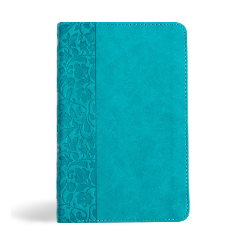 NASB Personal Size Bible, Teal LeatherTouch by Holman Bible Publishers, 9781430094821