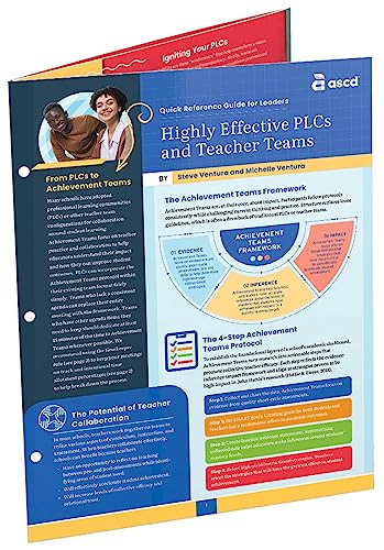 Highly Effective PLCs and Teacher Teams (Quick Reference Guide for Leaders) by Steve Ventura, Michelle Ventura, 9781416632429