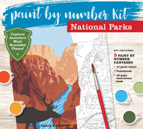 Paint by Number Kit National Parks by Editors of Chartwell Books, 9780785843764