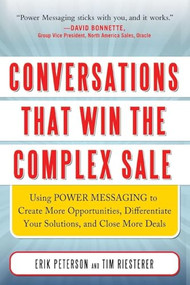 Conversations That Win the Complex Sale (PB) by Erik Peterson, 9781265784911