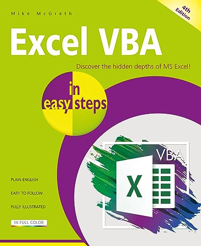 Excel VBA in easy steps (Illustrated using Excel in Microsoft 365) by Mike McGrath, 9781787910034