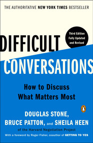 Difficult Conversations (How to Discuss What Matters Most) - 9780143137597 by Douglas Stone, Bruce Patton, Sheila Heen, Roger Fisher, 9780143137597