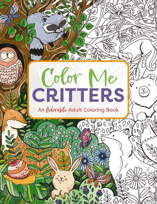 Color Me Critters (An Adorable Adult Coloring Book) by Editors of Cider Mill Press, 9781646432721