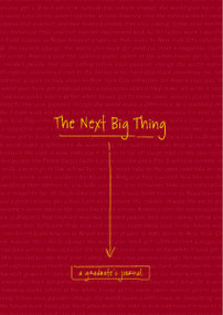 The Next Big Thing (A Graduate's Journal) by  Cider Mill Press, Thomas Nelson, 9781933662664