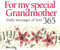 For My Special Grandmother (Daily Messages of Love) by Helen Exley, 9781784853488