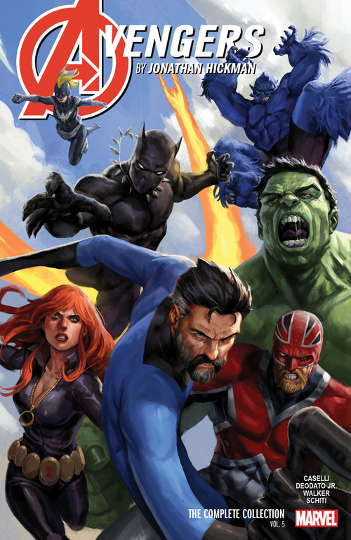 Avengers By Jonathan Hickman: The Complete Collection Vol. 5 by Jonathan Hickman, Jim Cheung, Mike Deodato Jr., Kev Walker, Stefano Caselli, 9781302933517