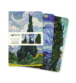 Vincent van Gogh: Cypresses Set of 3 Mini Notebooks by Flame Tree Studio, 9781804177525