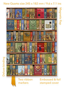 Bodleian Libraries: High Jinks Bookshelves (Foiled Quarto Journal) by Flame Tree Studio, 9781804177532