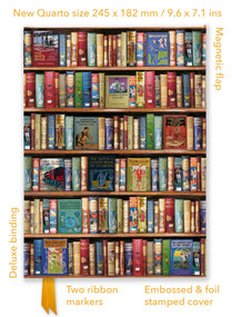 Bodleian Libraries: Hobbies & Pastimes Bookshelves (Foiled Quarto Journal) by Flame Tree Studio, 9781804177686