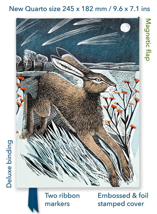 Angela Harding: Shooting Stars (Foiled Quarto Journal) by Flame Tree Studio, 9781804177693