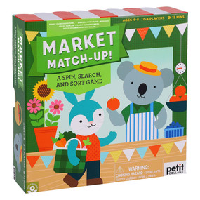 Market Match-Up! (A Spin, Search, and Sort Game) (Bilingual Edition) by Petit Collage, 9781797229294