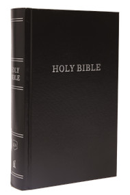 KJV, Pew Bible, Large Print, Hardcover, Black, Red Letter, Comfort Print (Holy Bible, King James Version) by Thomas Nelson, 9780718096793