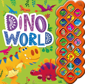 Dino World (with 22 Shiny Sound Buttons) by IglooBooks, Lwillys  Tafur, 9781837715251