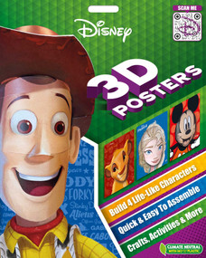 Disney 3D Posters (Quick & Easy to Assemble Life-Like Characters, Plus Crafts, Activities, and More) by IglooBooks, 9781837717316