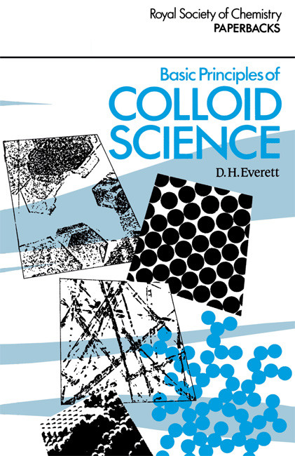 Basic Principles of Colloid Science by Douglas H Everett, 9780851864433
